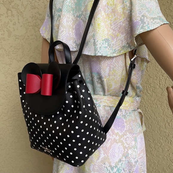 disney x kate spade new york minnie mouse backpack - Picture 10 of 16
